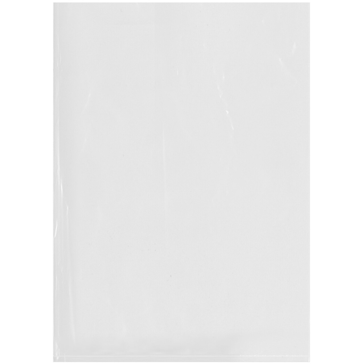 Plymor 10" x 14", 1.25 Mil Flat Open Clear Plastic Poly Bags